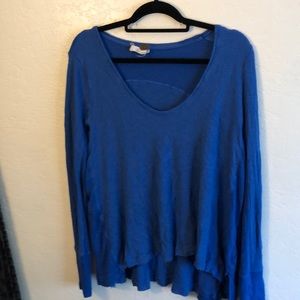 Long sleeve blue shirt